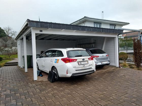 Solar-Carport Rauscher, Heinrichswil